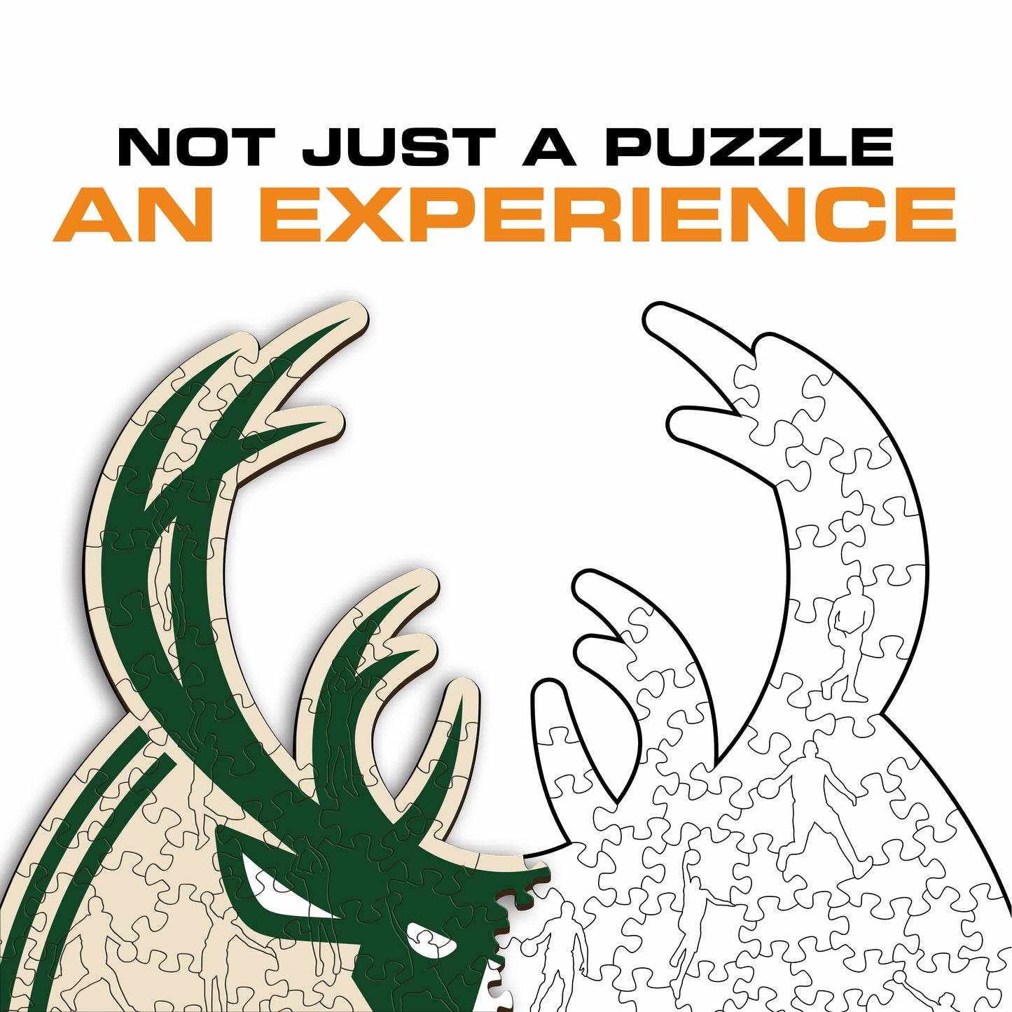 Milwaukee Bucks™ - Wooden Puzzle
