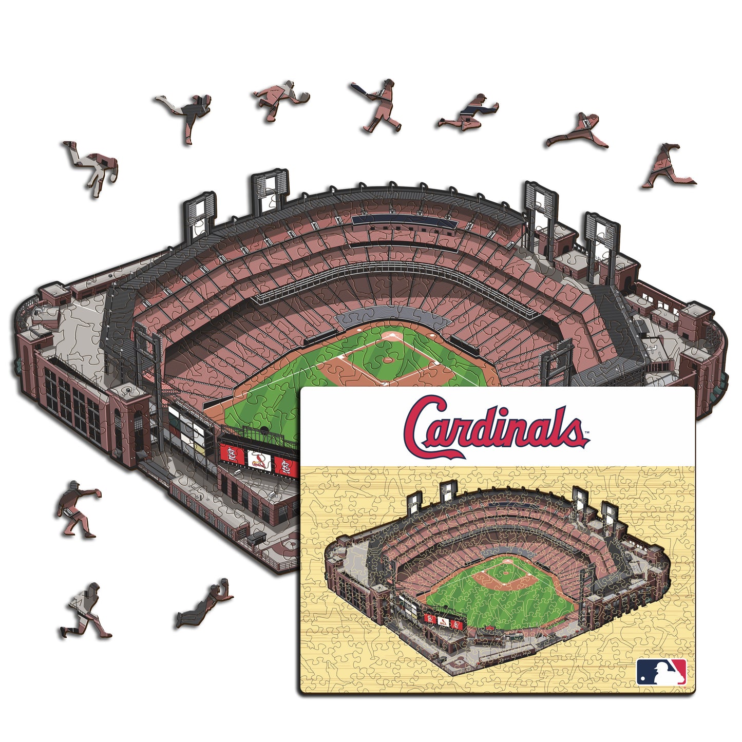 St. Louis Cardinals™ Busch Stadium - Wooden Puzzle