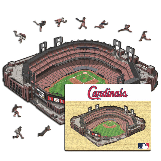 St. Louis Cardinals™ Busch Stadium - Wooden Puzzle