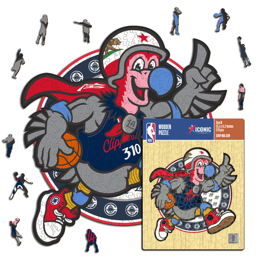 Los Angeles Clippers™ Mascot - Wooden Puzzle