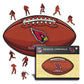 Arizona Cardinals™ Futebol Americano - Quebra-cabeça de Madeira 