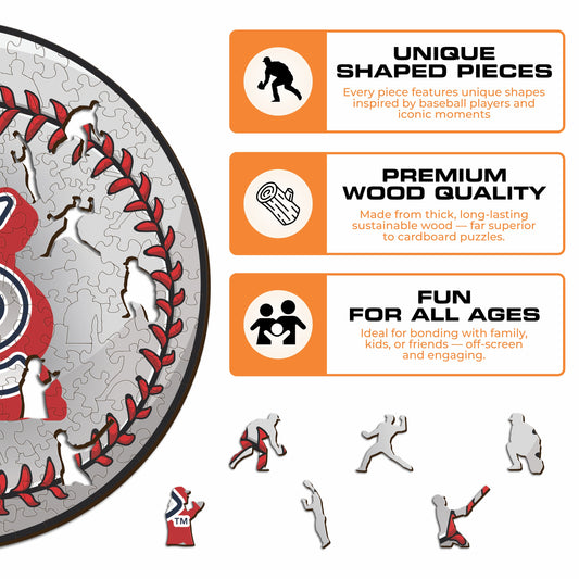 St. Louis Cardinals™ Baseball Wooden Puzzle
