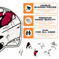 Capacete Arizona Cardinals™ - Quebra-cabeça de madeira 