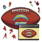 Los Angeles Chargers™ Futebol Americano - Quebra-cabeça de Madeira