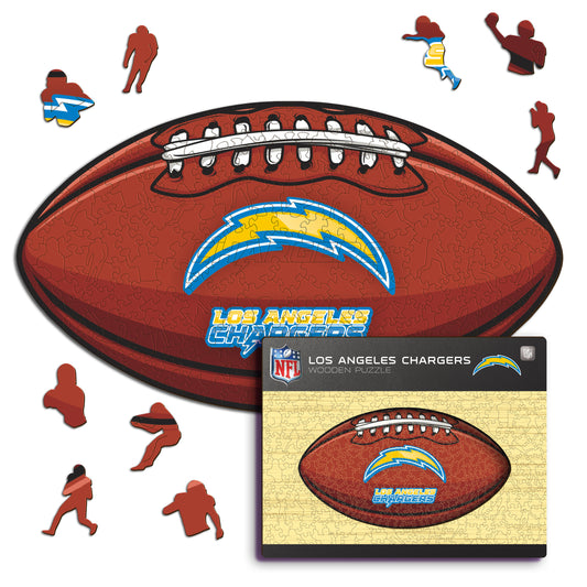 Los Angeles Chargers™ Futebol Americano - Quebra-cabeça de Madeira