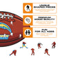 Los Angeles Chargers™ Futebol Americano - Quebra-cabeça de Madeira