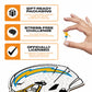 2 PACK Los Angeles Chargers™ Football - Helmet