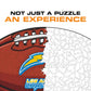 Los Angeles Chargers™ Futebol Americano - Quebra-cabeça de Madeira