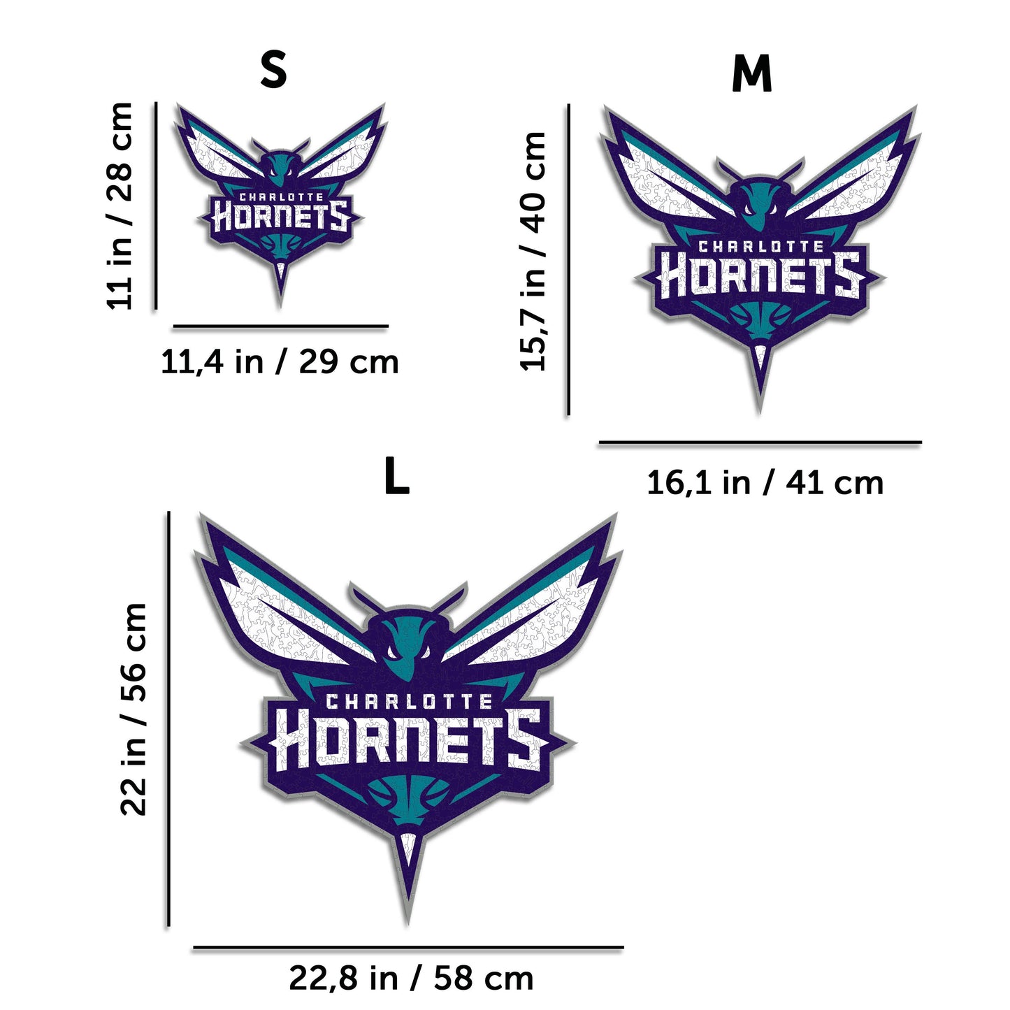 Charlotte Hornets™ - Wooden Puzzle