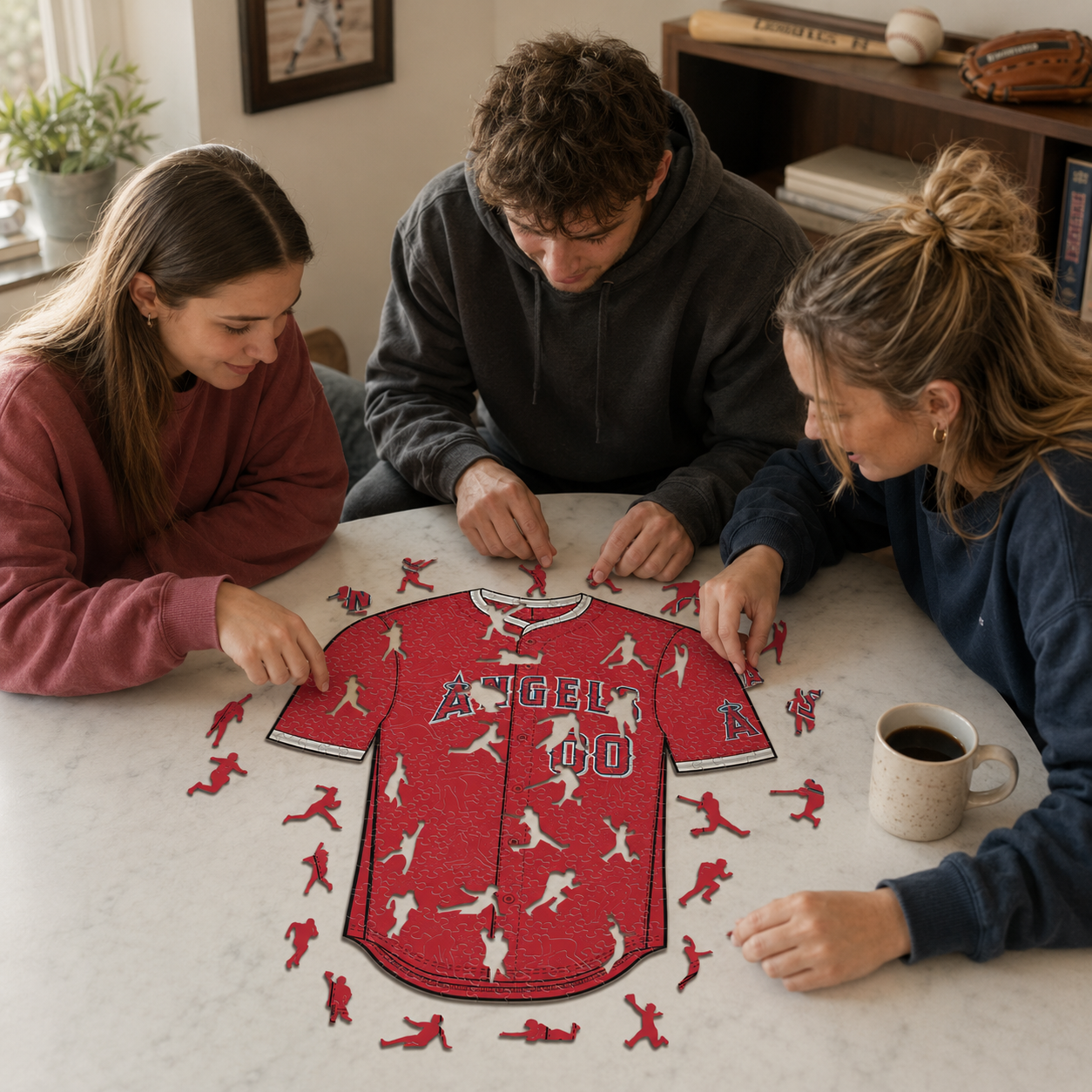 Los Angeles Angels™ Jersey Wooden Puzzle