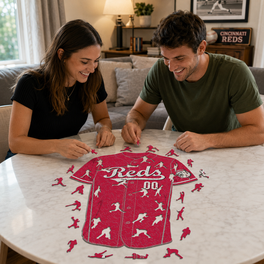 Cincinnati Reds™ Jersey Wooden Puzzle