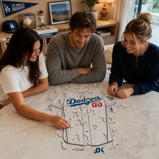 Los Angeles Dodgers™ Jersey Wooden Puzzle