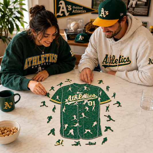 Athletics™ Jersey Wooden Puzzle