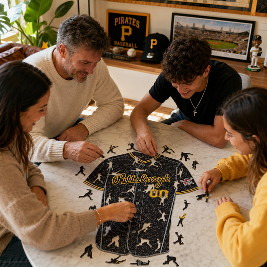 Pittsburgh Pirates™ Jersey Wooden Puzzle