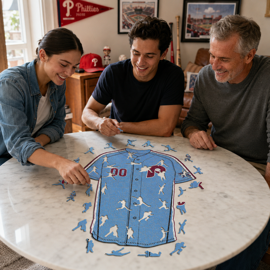 Philadelphia Phillies™ Jersey Wooden Puzzle