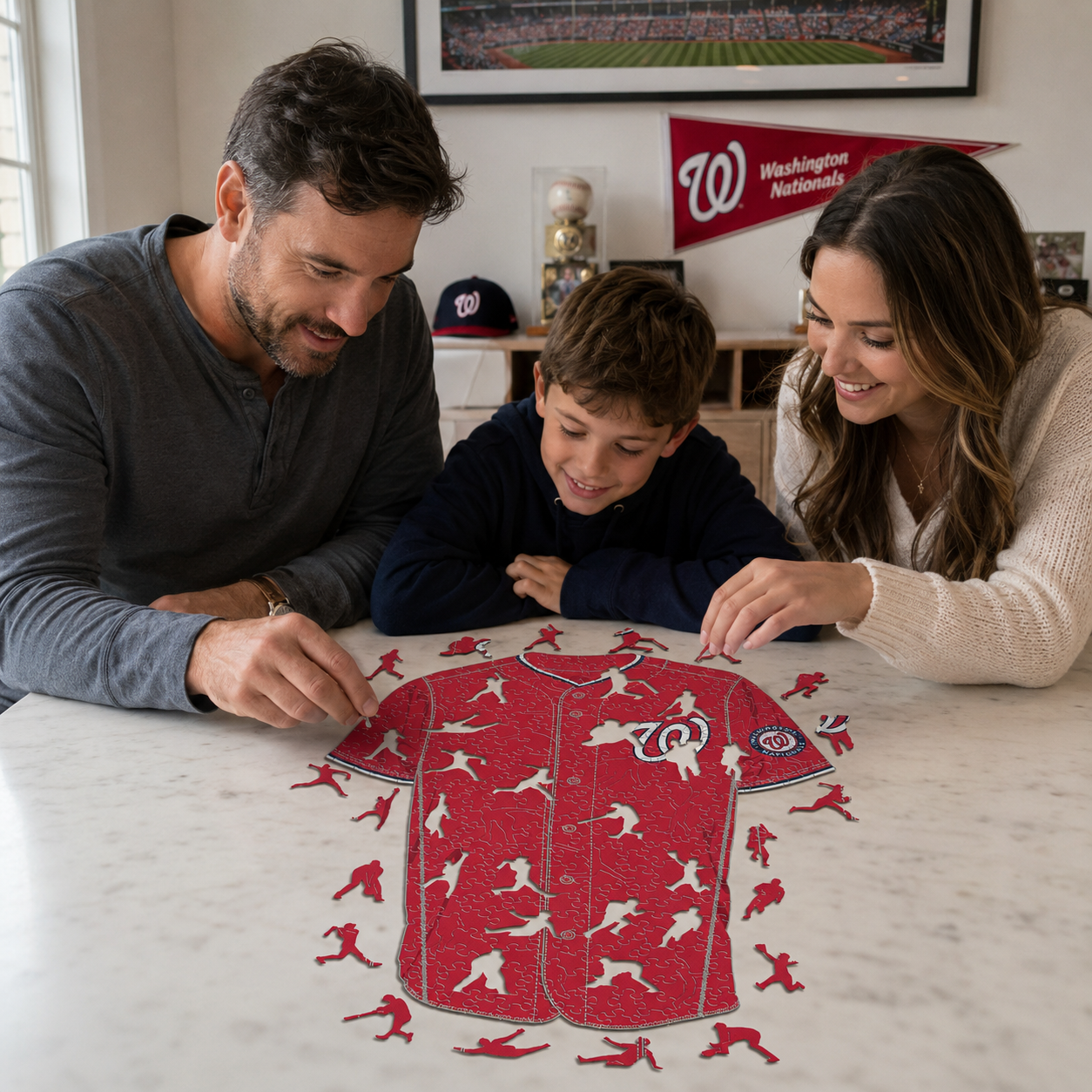 Washington Nationals™ Jersey Wooden Puzzle