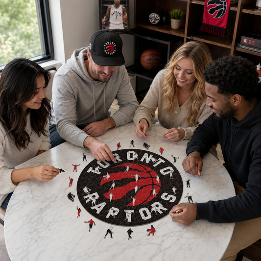 Toronto Raptors™ - Quebra-cabeça de madeira