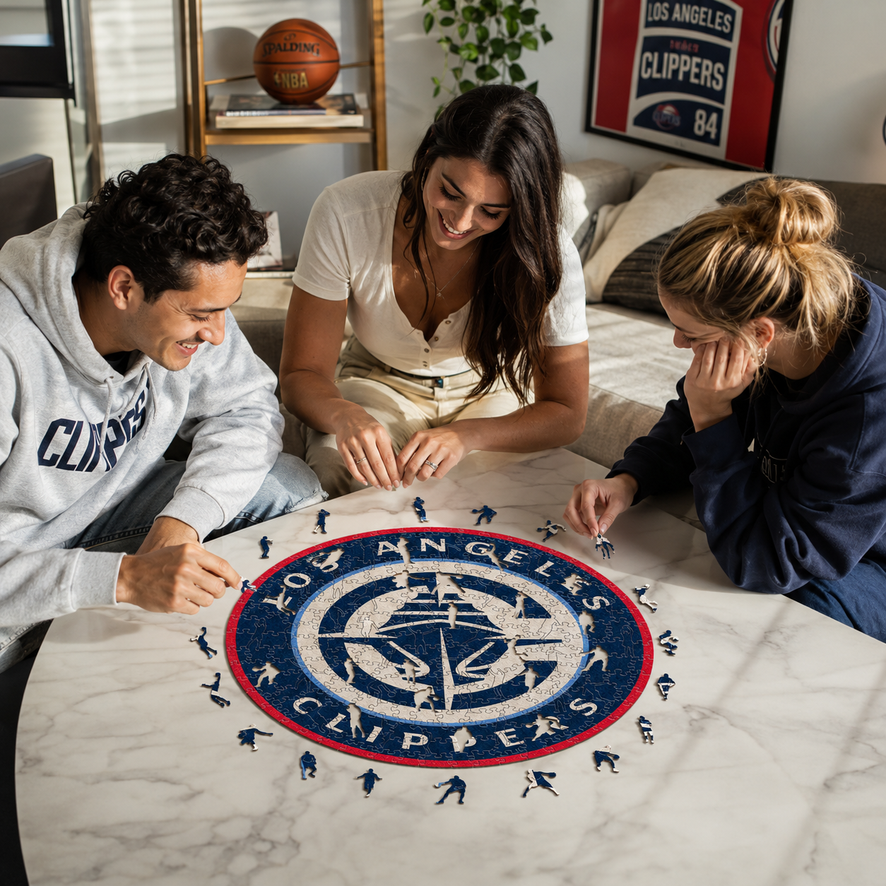 Los Angeles Clippers™ Logo Wooden Puzzle