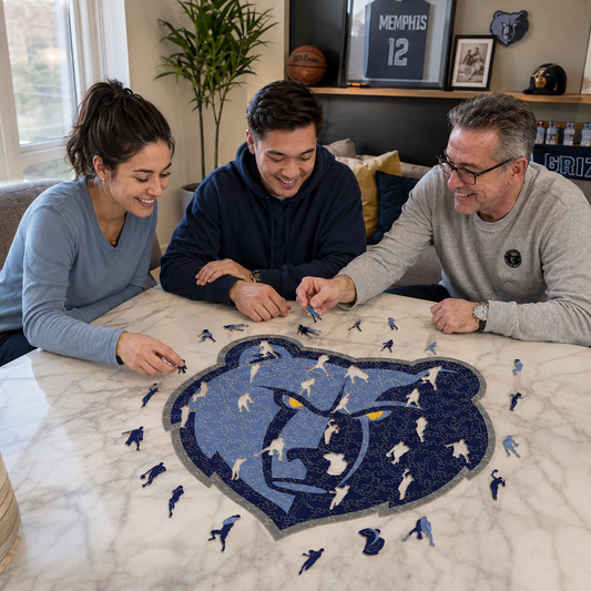 Memphis Grizzlies™ Logo Wooden Puzzle