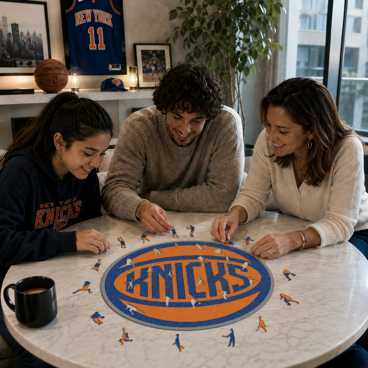 New York Knicks™ Logo Wooden Puzzle