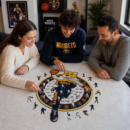 Denver Nuggets™ - Quebra-cabeça de madeira 