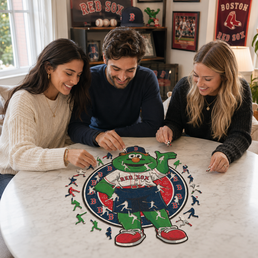 Boston Red Sox™ Mascot Wooden Puzzle