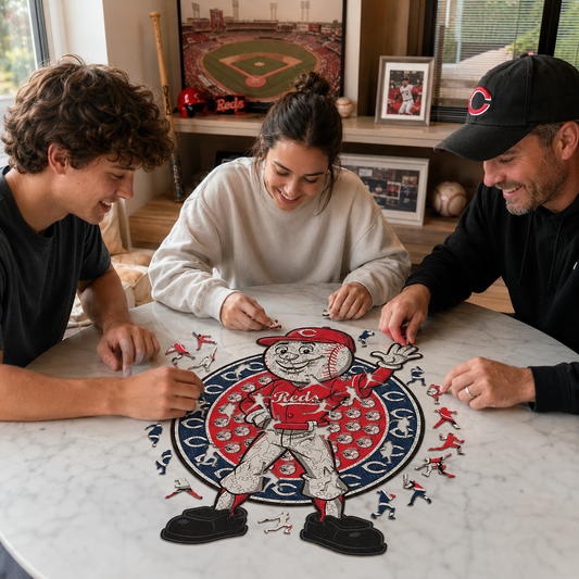 Cincinnati Reds™ Mascot Wooden Puzzle