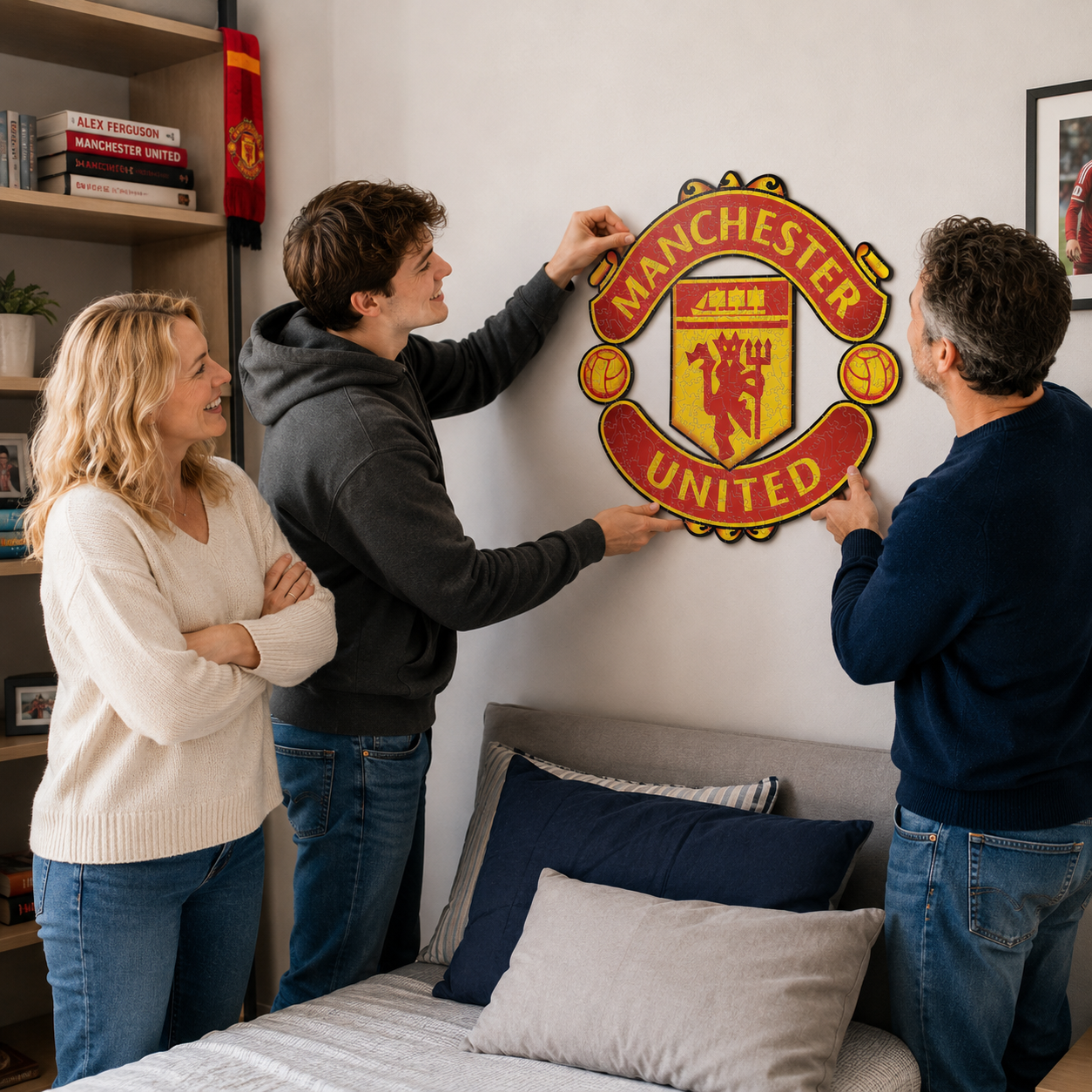 Manchester United FC® Logo - Wooden Puzzle