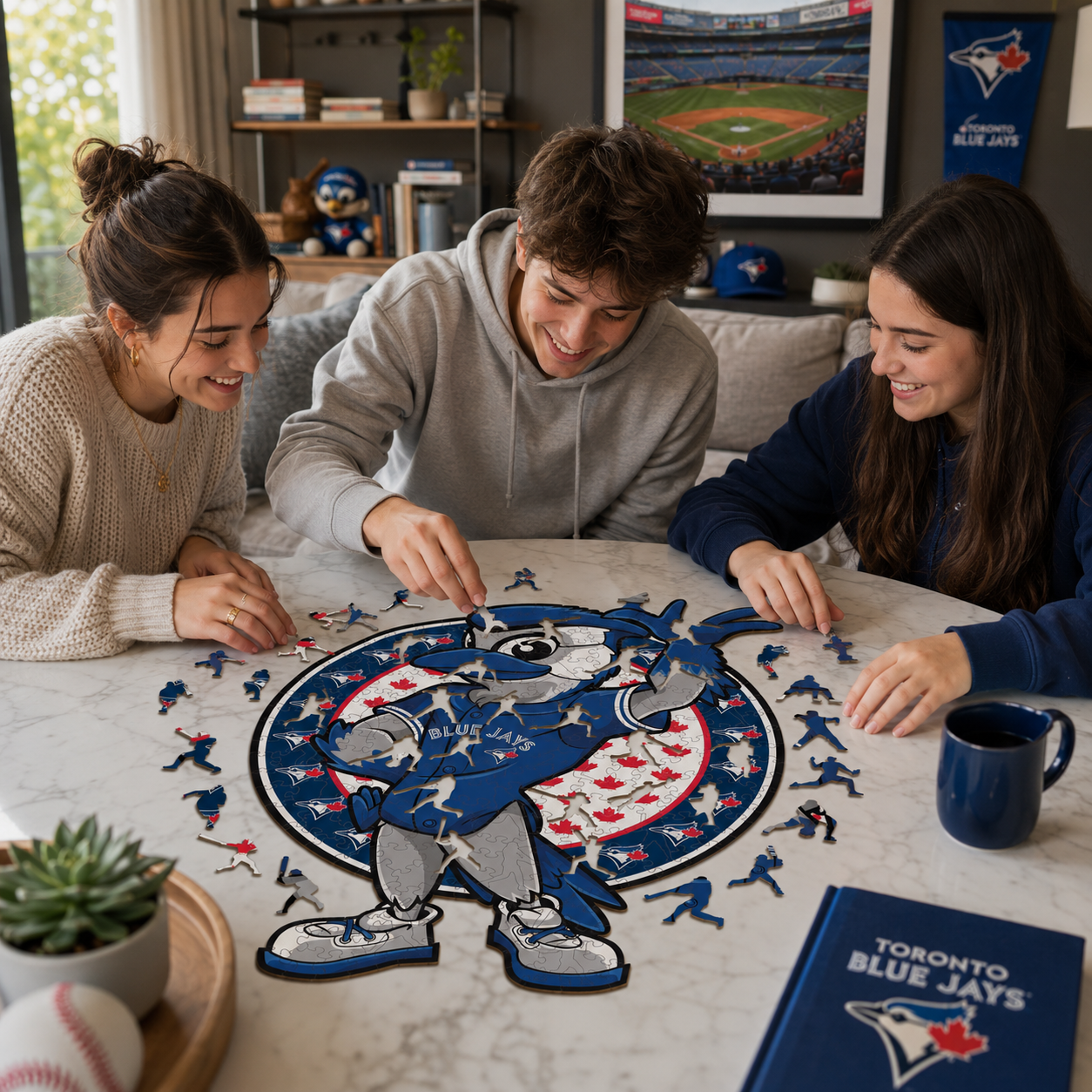 Mascote do Toronto Blue Jays™ - Quebra-cabeça de madeira