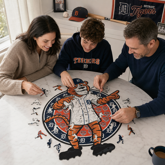 Detroit Tigers™ Mascot Wooden Puzzle