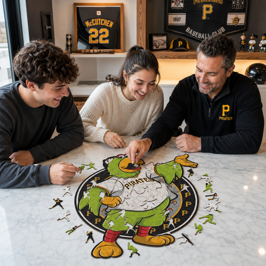 Pittsburgh Pirates™ Mascot Wooden Puzzle