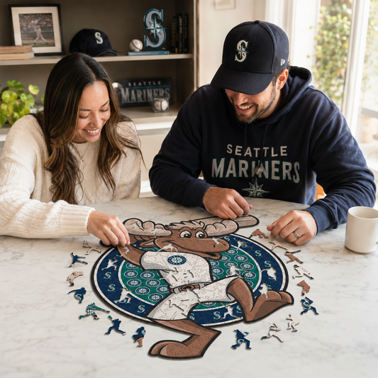 Seattle Mariners™ Mascot Wooden Puzzle