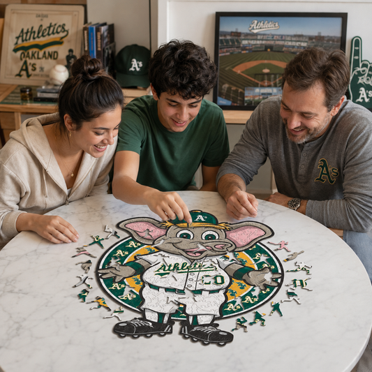 Athletics™ Mascot Wooden Puzzle