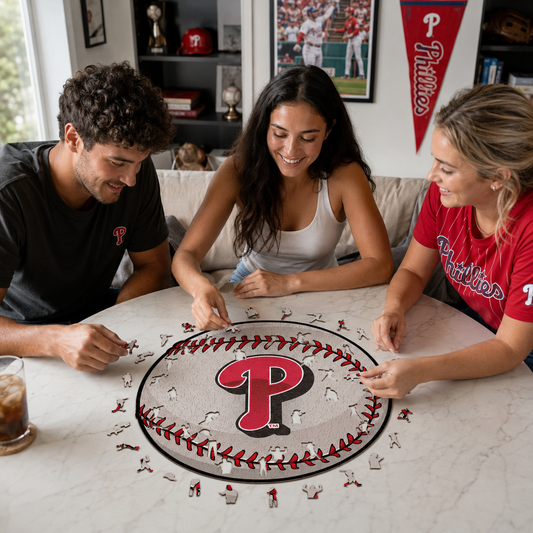 Philadelphia Phillies™ Baseball Wooden Puzzle