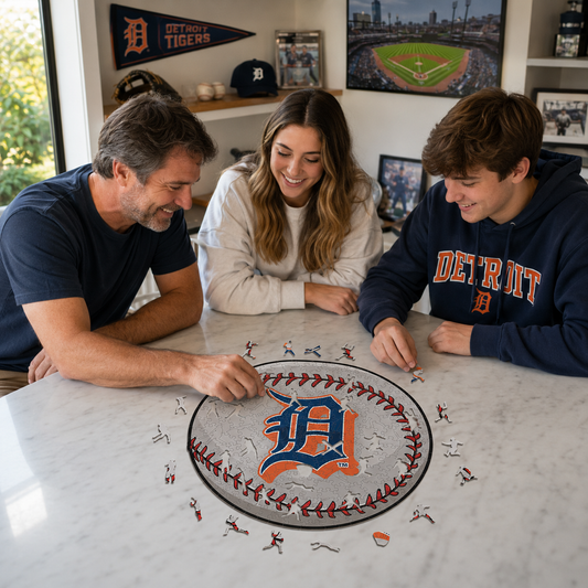 Detroit Tigers™ Baseball Wooden Puzzle