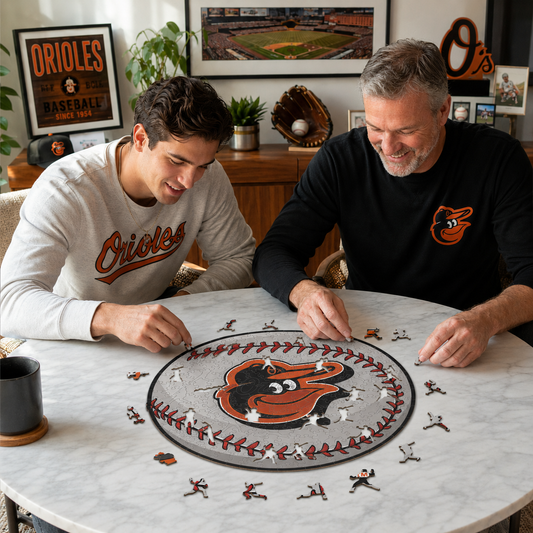 Baltimore Orioles™ - Quebra-cabeça de madeira 