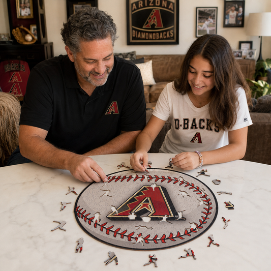 Arizona Diamondbacks™ Baseball Wooden Puzzle
