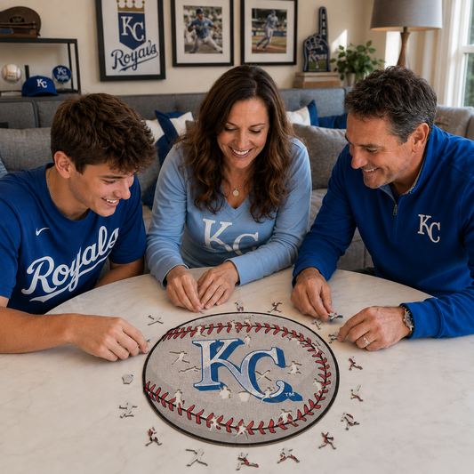 Kansas City Royals™ Baseball Wooden Puzzle