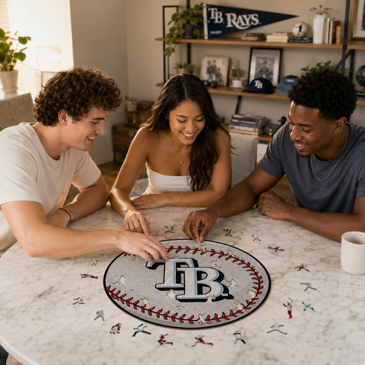 Tampa Bay Rays™ Baseball Wooden Puzzle