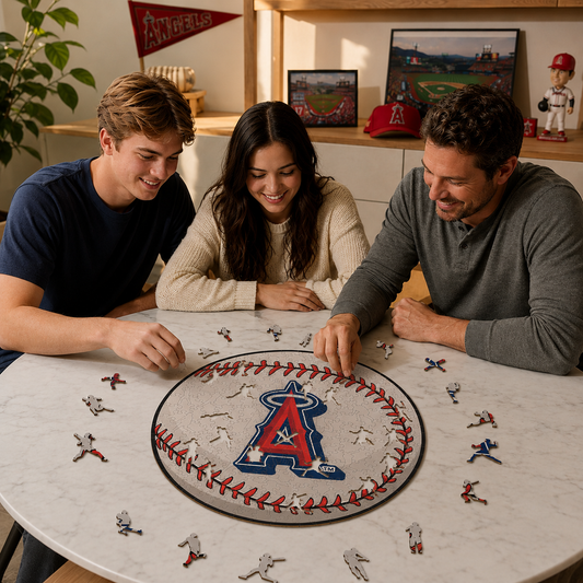 Los Angeles Angels™ Baseball Wooden Puzzle