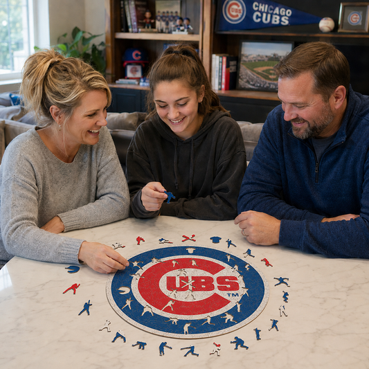 Chicago Cubs™ Logo Wooden Puzzle