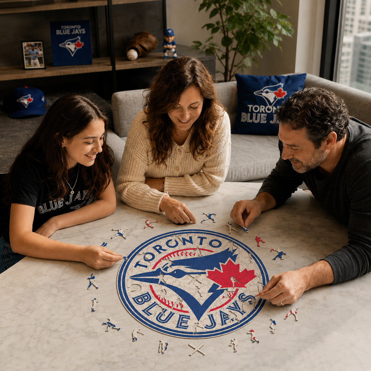 Toronto Blue Jays™ Logo Wooden Puzzle