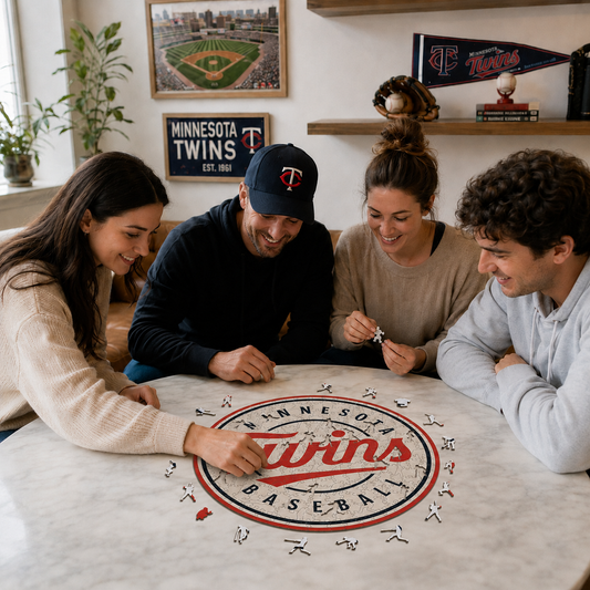 Minnesota Twins™ Logo Wooden Puzzle