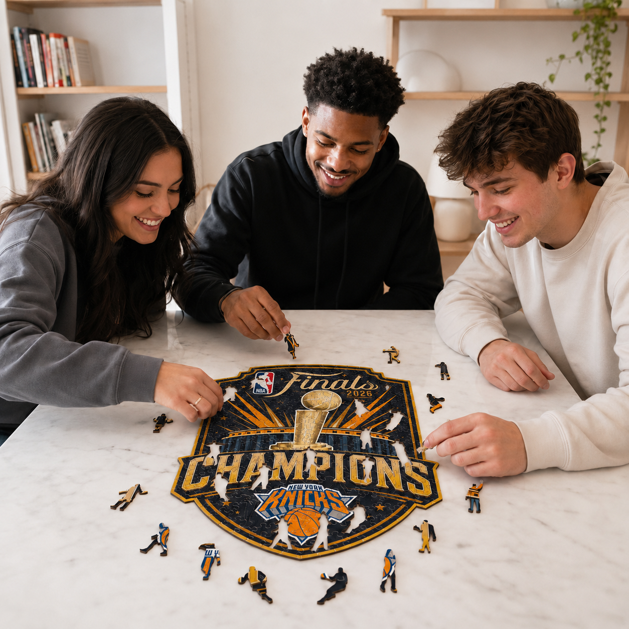 New York Knicks™ 2026 NBA Champions Wooden Puzzle