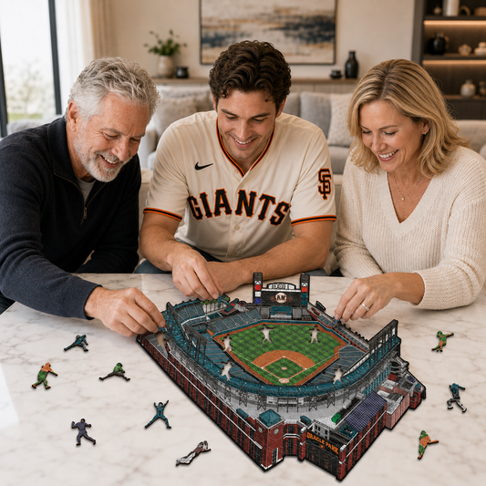 San Francisco Giants™ - Quebra-cabeça de madeira 