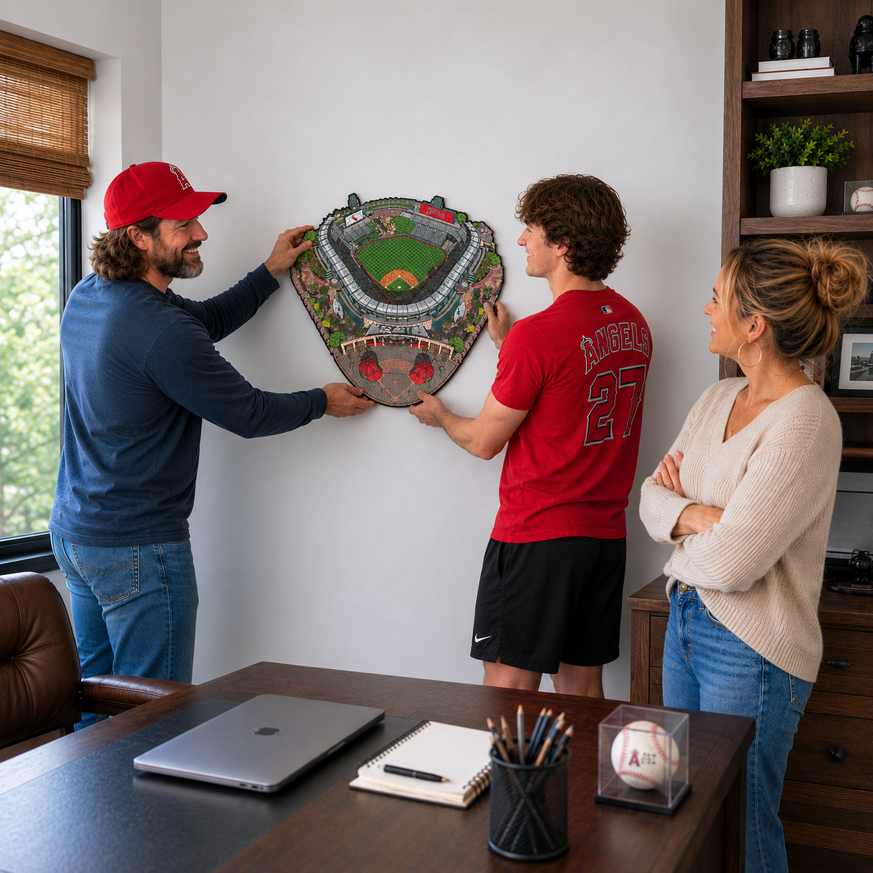 Los Angeles Angels™ Angel Stadium Wooden Puzzle