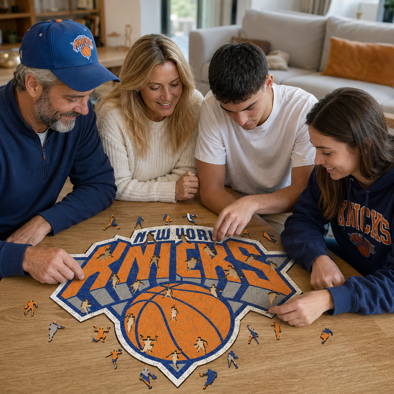 New York Knicks™ Logo Wooden Puzzle