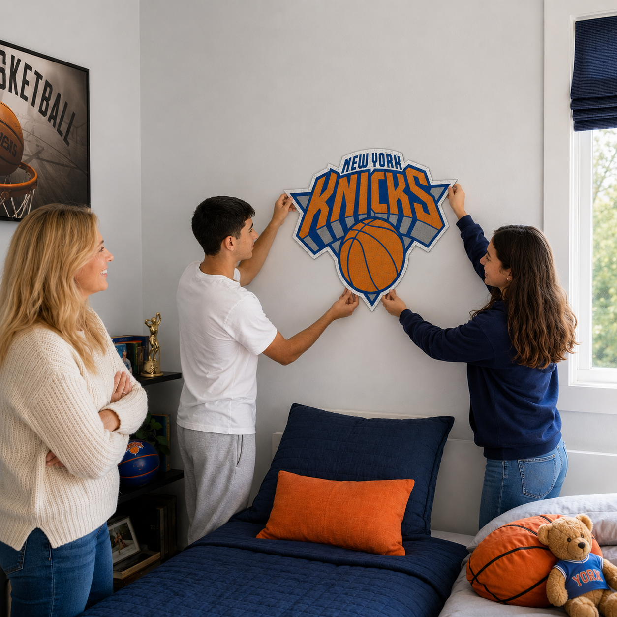 New York Knicks™ Logo Wooden Puzzle