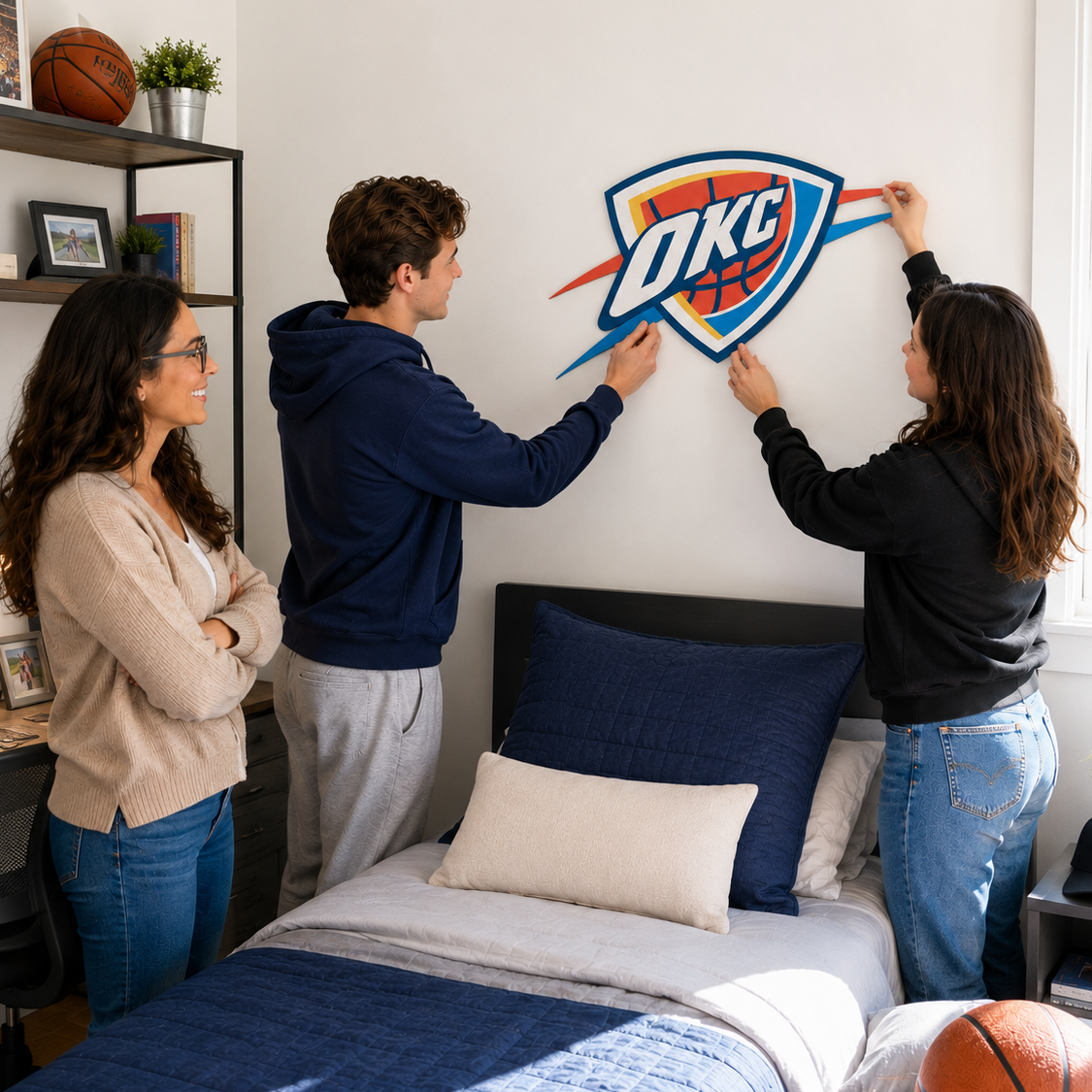 Oklahoma City Thunder™ Logo Wooden Puzzle