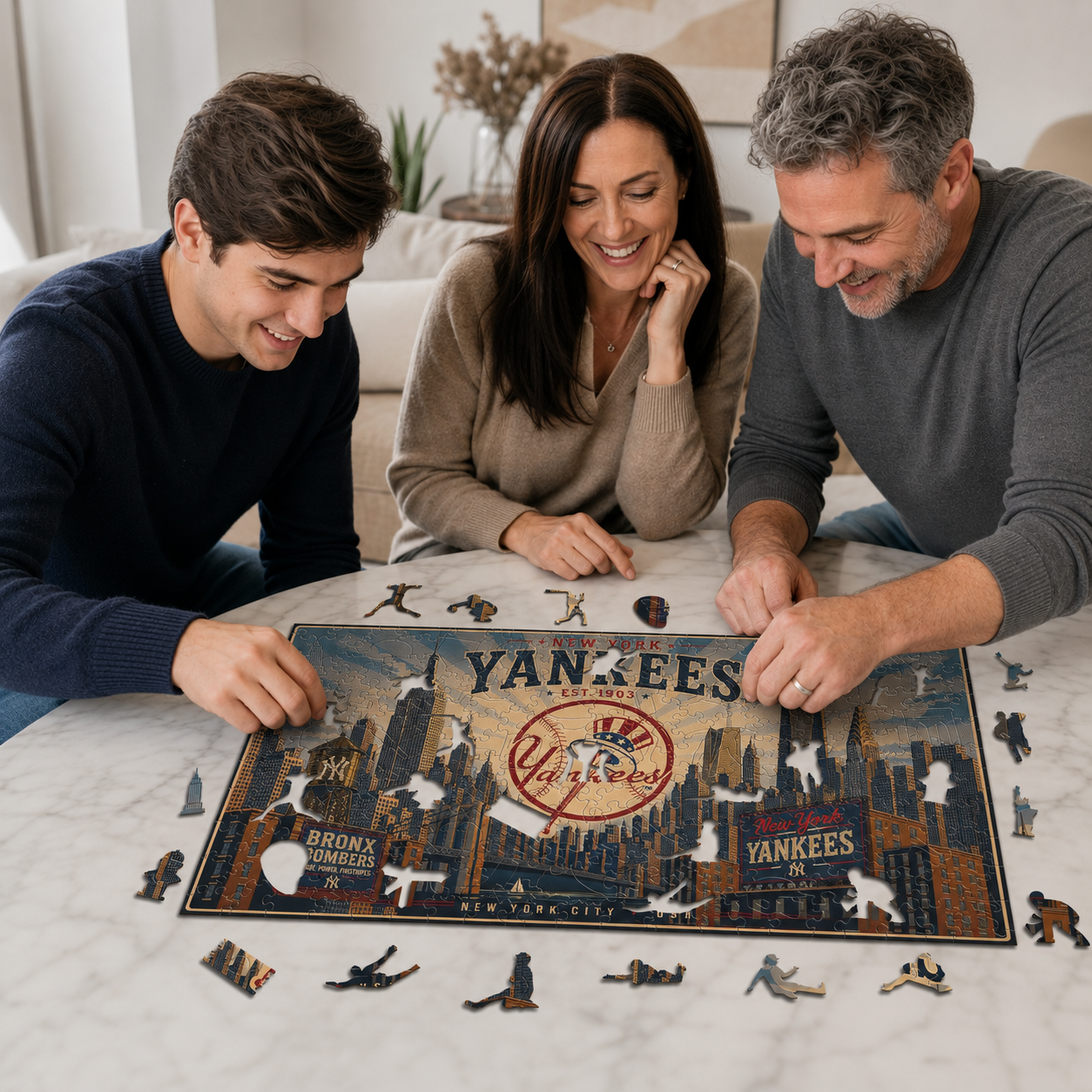 New York Yankees™ Skyline Wooden Puzzle